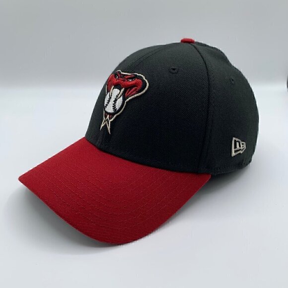 Arizona Diamondbacks MLB Black Red New Era 39Thirty Stretch Fitted Hat M/L - Picture 1 of 5